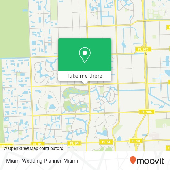 Miami Wedding Planner map
