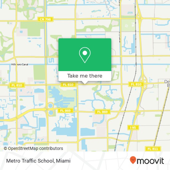 Mapa de Metro Traffic School