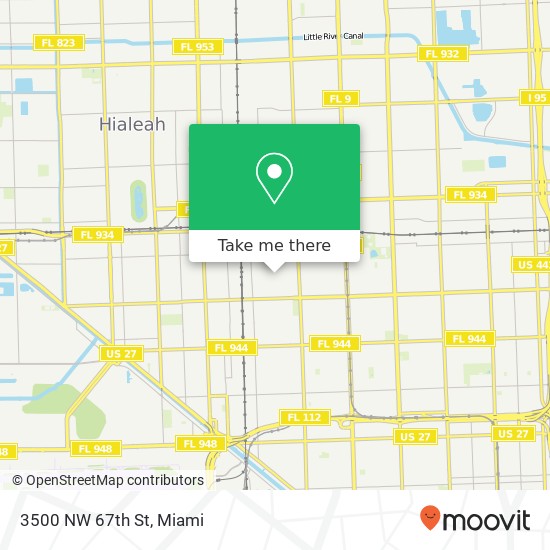 3500 NW 67th St map