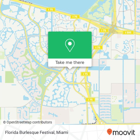 Mapa de Florida Burlesque Festival