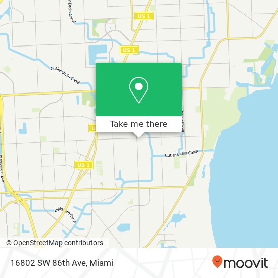 16802 SW 86th Ave map