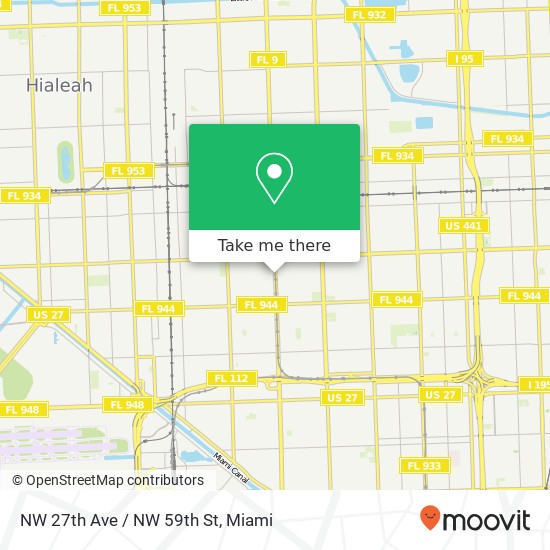 NW 27th Ave / NW 59th St map