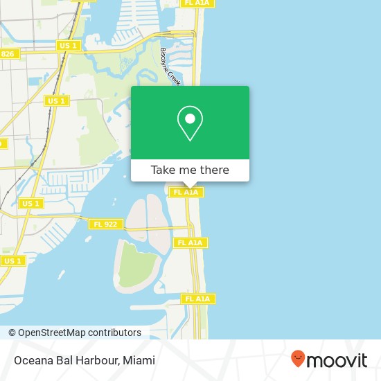 Mapa de Oceana Bal Harbour