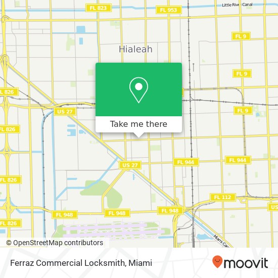 Ferraz Commercial Locksmith map