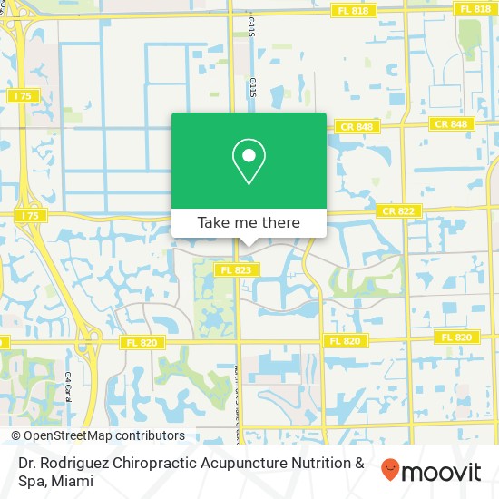 Dr. Rodriguez Chiropractic Acupuncture Nutrition & Spa map