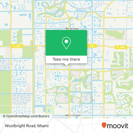 Woolbright Road map