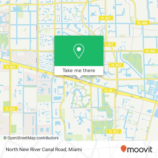 Mapa de North New River Canal Road