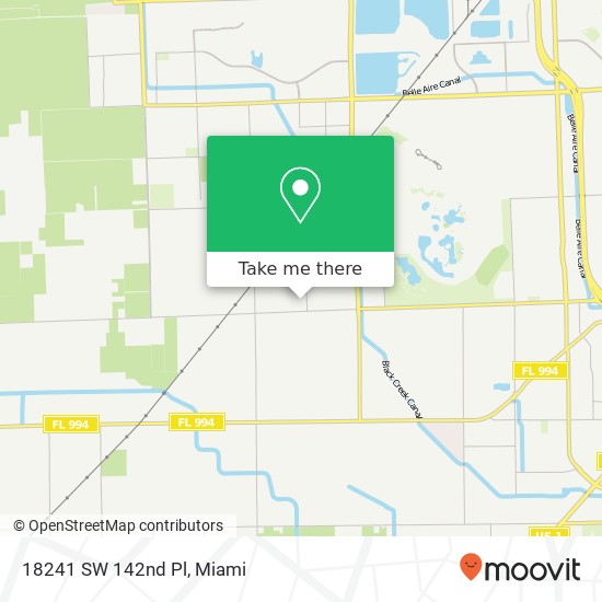 18241 SW 142nd Pl map