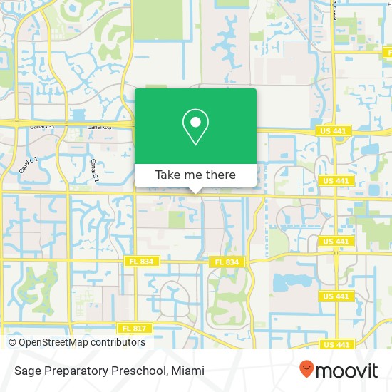 Sage Preparatory Preschool map