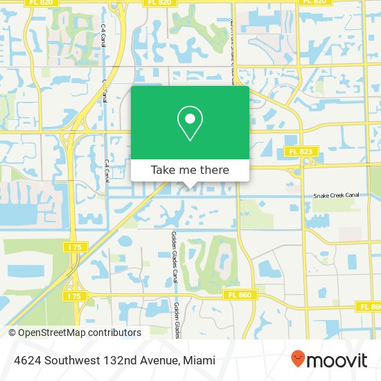 4624 Southwest 132nd Avenue map