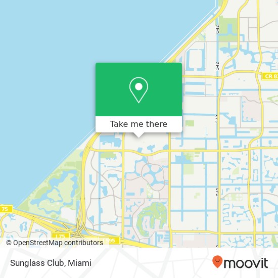 Mapa de Sunglass Club
