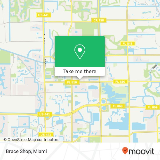 Brace Shop map