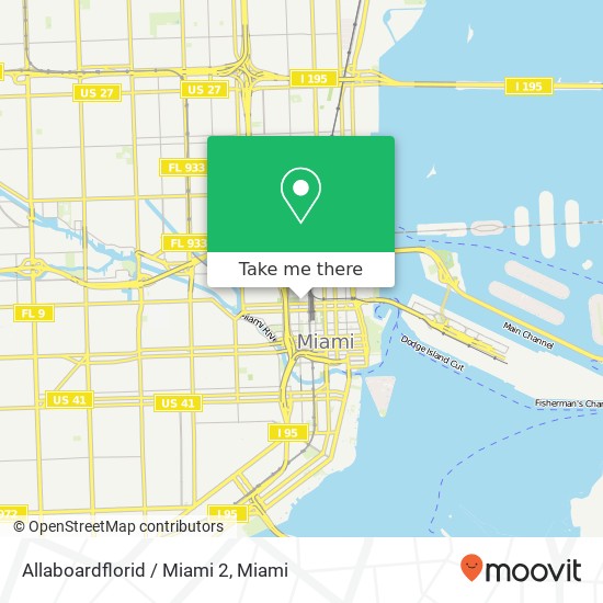 Allaboardflorid / Miami 2 map