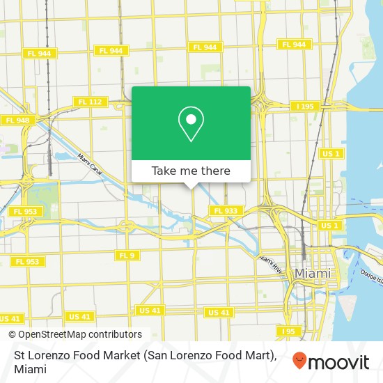 St Lorenzo Food Market (San Lorenzo Food Mart) map