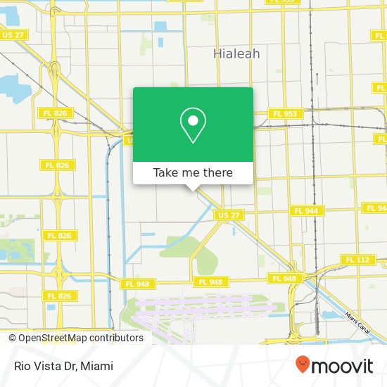 Rio Vista Dr map