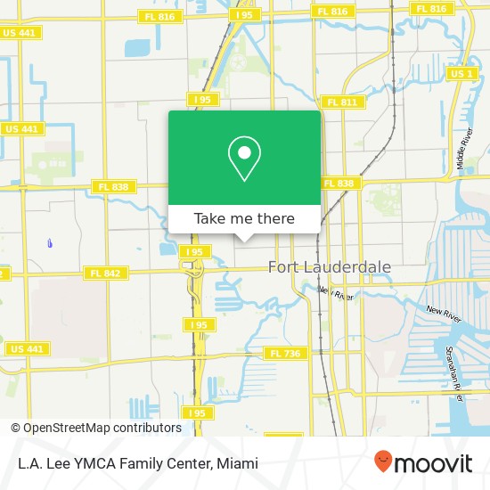 L.A. Lee YMCA Family Center map