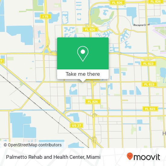 Palmetto Rehab and Health Center map
