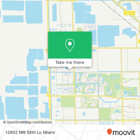 Mapa de 10802 NW 58th Ln