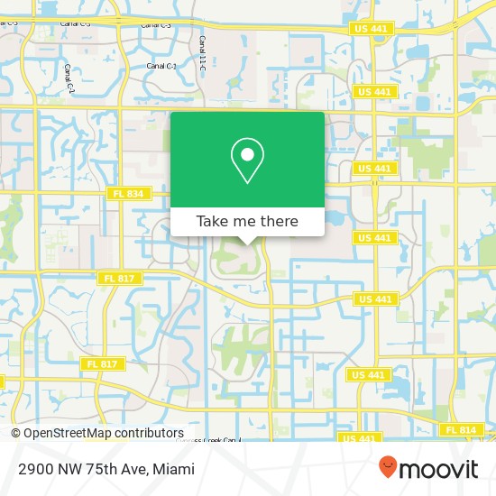 2900 NW 75th Ave map