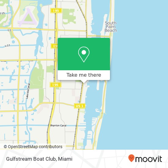 Mapa de Gulfstream Boat Club