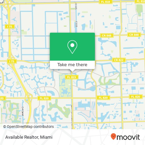 Available Realtor map