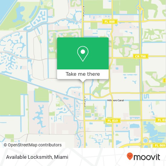 Available Locksmith map