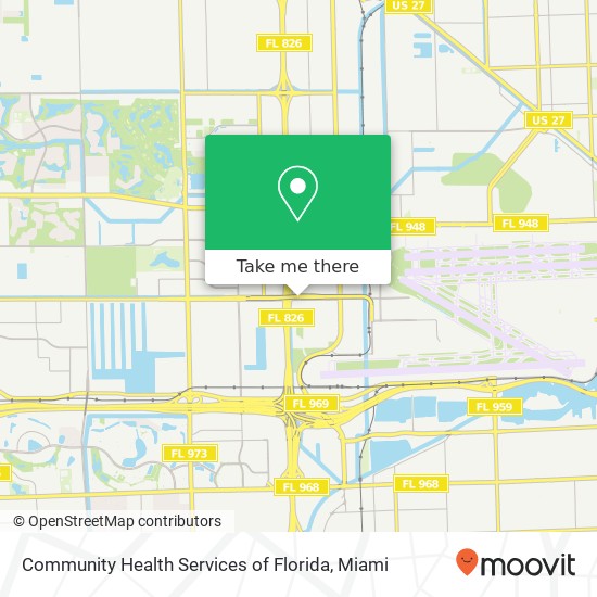 Community Health Services of Florida map