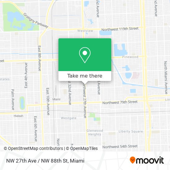 Mapa de NW 27th Ave / NW 88th St