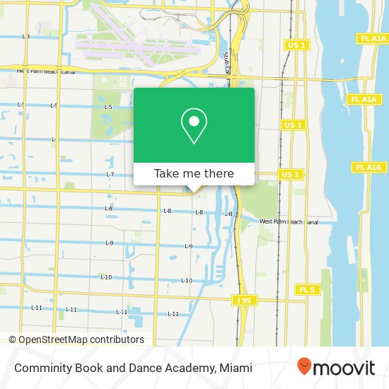 Comminity Book and Dance Academy map
