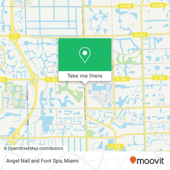 Mapa de Angel Nail and Foot Spa