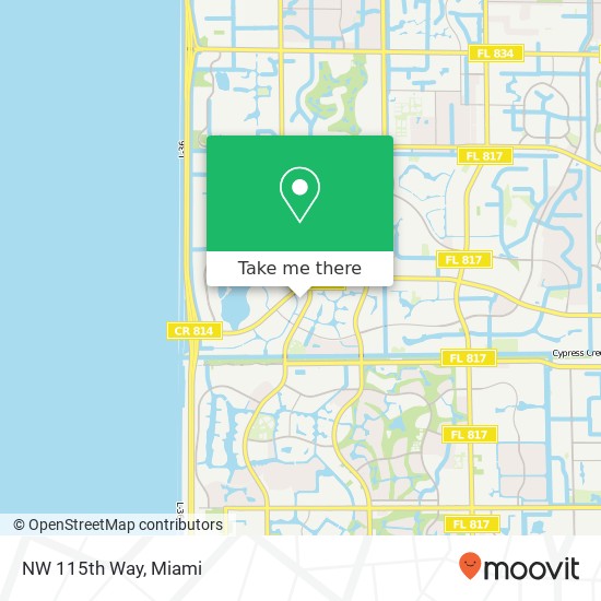 NW 115th Way map