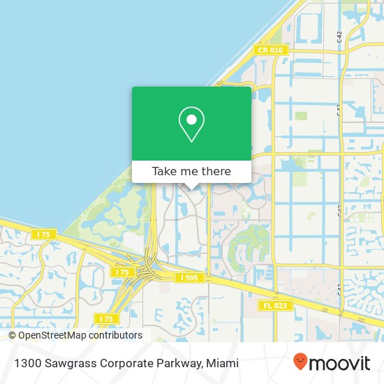 1300 Sawgrass Corporate Parkway map