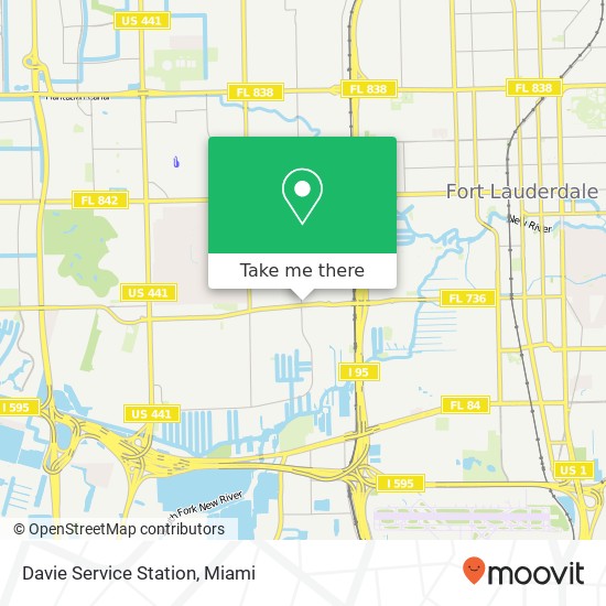 Mapa de Davie Service Station