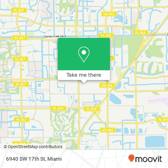 6940 SW 17th St map