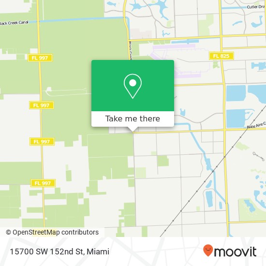 15700 SW 152nd St map