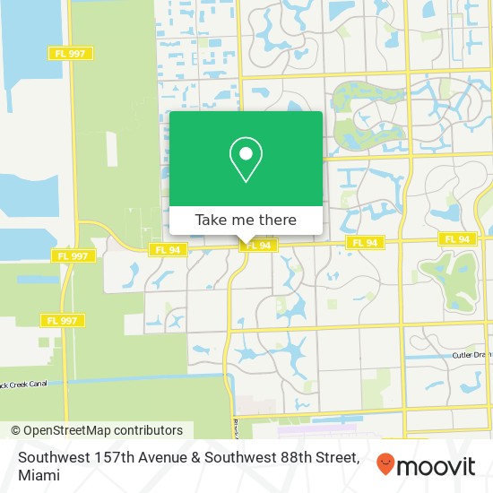 Mapa de Southwest 157th Avenue & Southwest 88th Street