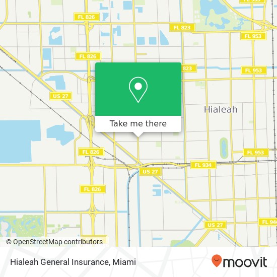 Hialeah General Insurance map