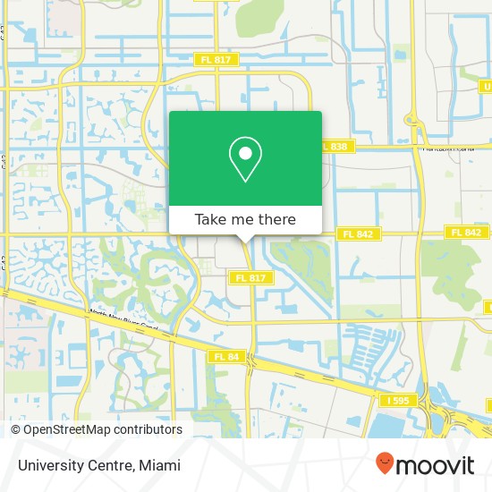 University Centre map