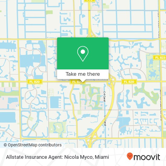 Mapa de Allstate Insurance Agent: Nicola Myco