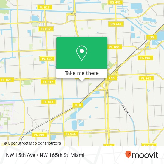Mapa de NW 15th Ave / NW 165th St