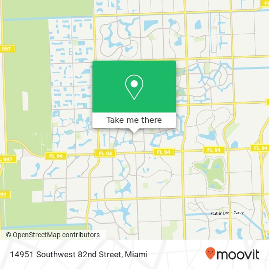14951 Southwest 82nd Street map
