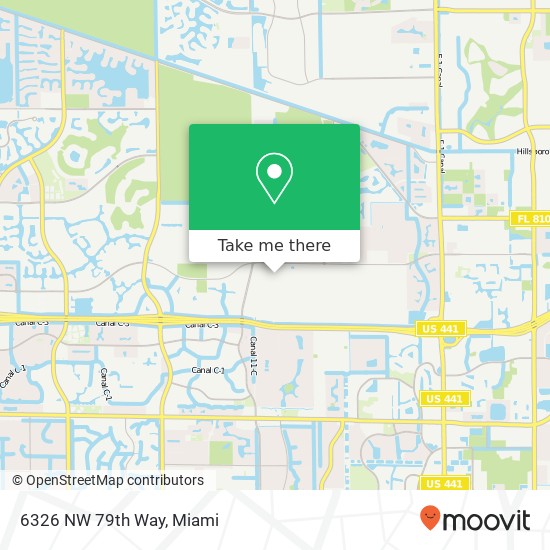 6326 NW 79th Way map