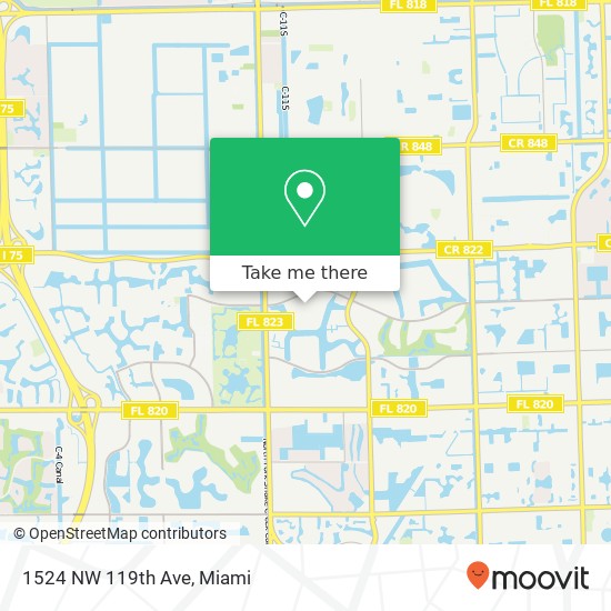 1524 NW 119th Ave map