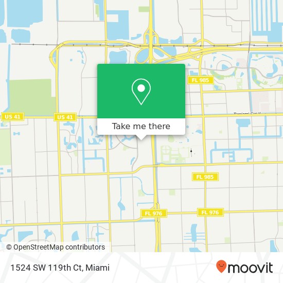 1524 SW 119th Ct map