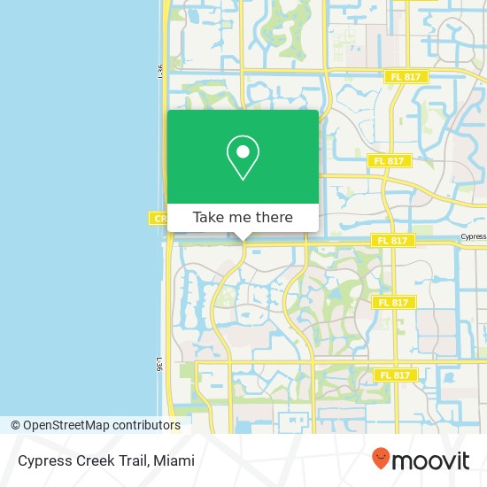 Cypress Creek Trail map