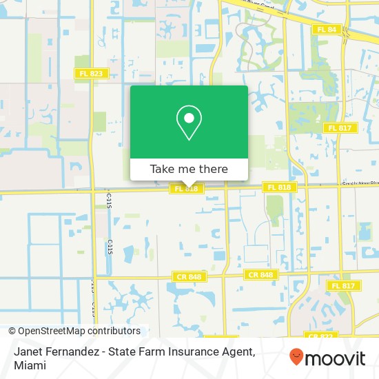 Janet Fernandez - State Farm Insurance Agent map