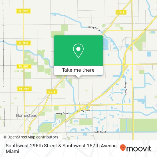 Southwest 296th Street & Southwest 157th Avenue map