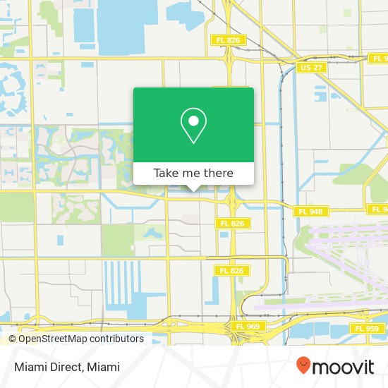 Mapa de Miami Direct