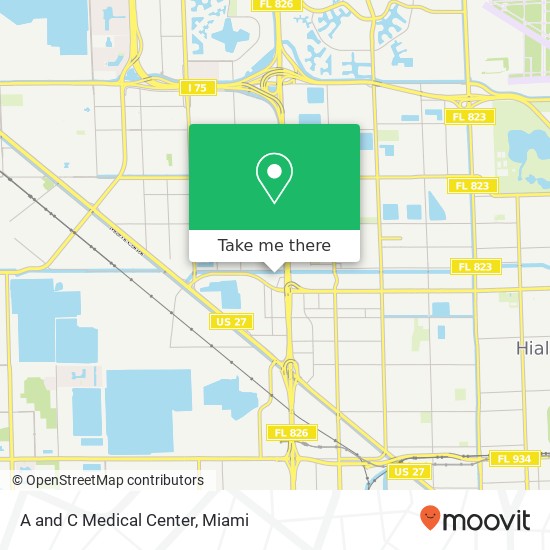 A and C Medical Center map