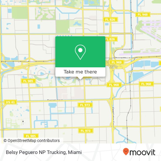 Belsy Peguero NP Trucking map